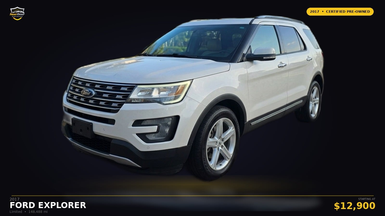2017 Ford Explorer Limited for sale in Orlando, FL — Next Gear Remarketing