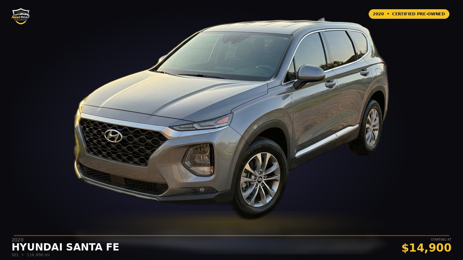 2020 Hyundai Santa Fe SEL for sale in Orlando, FL — Next Gear Remarketing