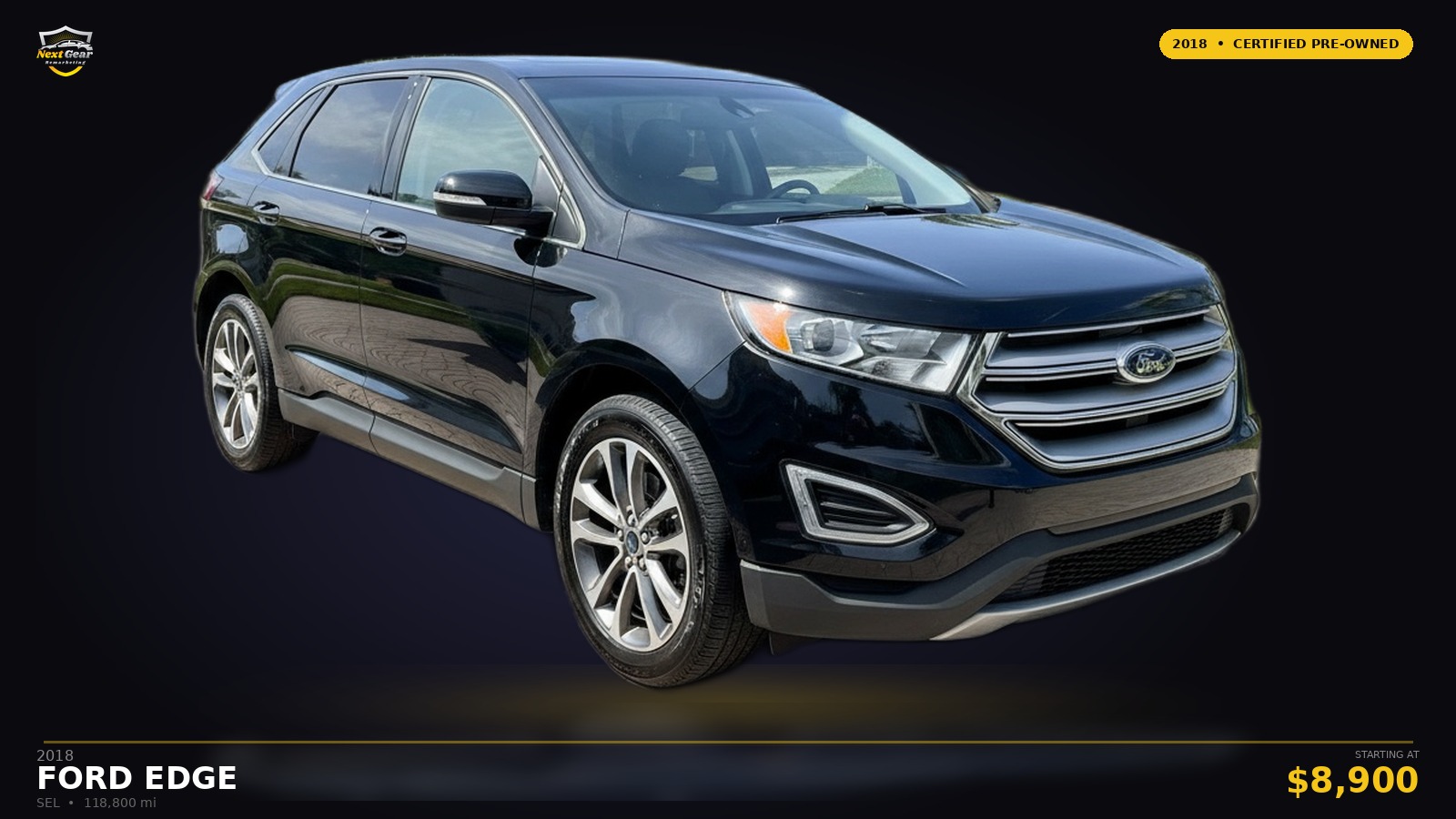 2018 Ford Edge SEL for sale in Orlando, FL — Next Gear Remarketing
